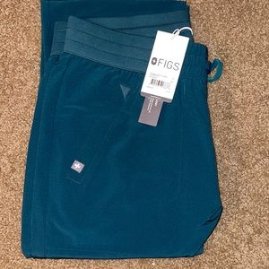 FIGS CARIBBEAN BLUE HIDMO CARGO JOGGER SCRUB PANT